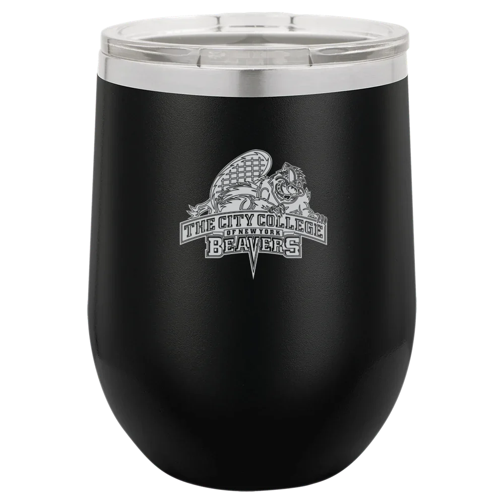 The City College of New York Polar Camel 12 oz. Stemless Wine Tumbler