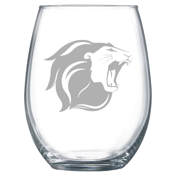 The College of New Jersey Polar Camel 15 oz. Stemless Wine Glass