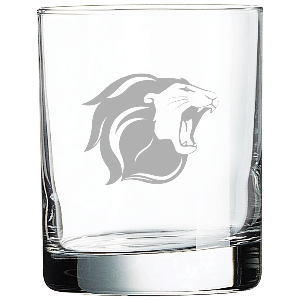 The College of New Jersey Polar Camel 10 1/2 oz. On The Rocks Glass