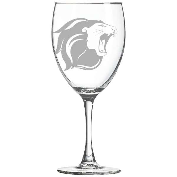 The College of New Jersey Polar Camel 10 1/2 oz. Wine Glass