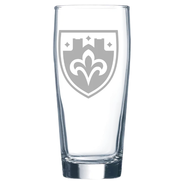 The College of St. Scholastica Polar Camel 16 oz. Willi Becher Beer Glass