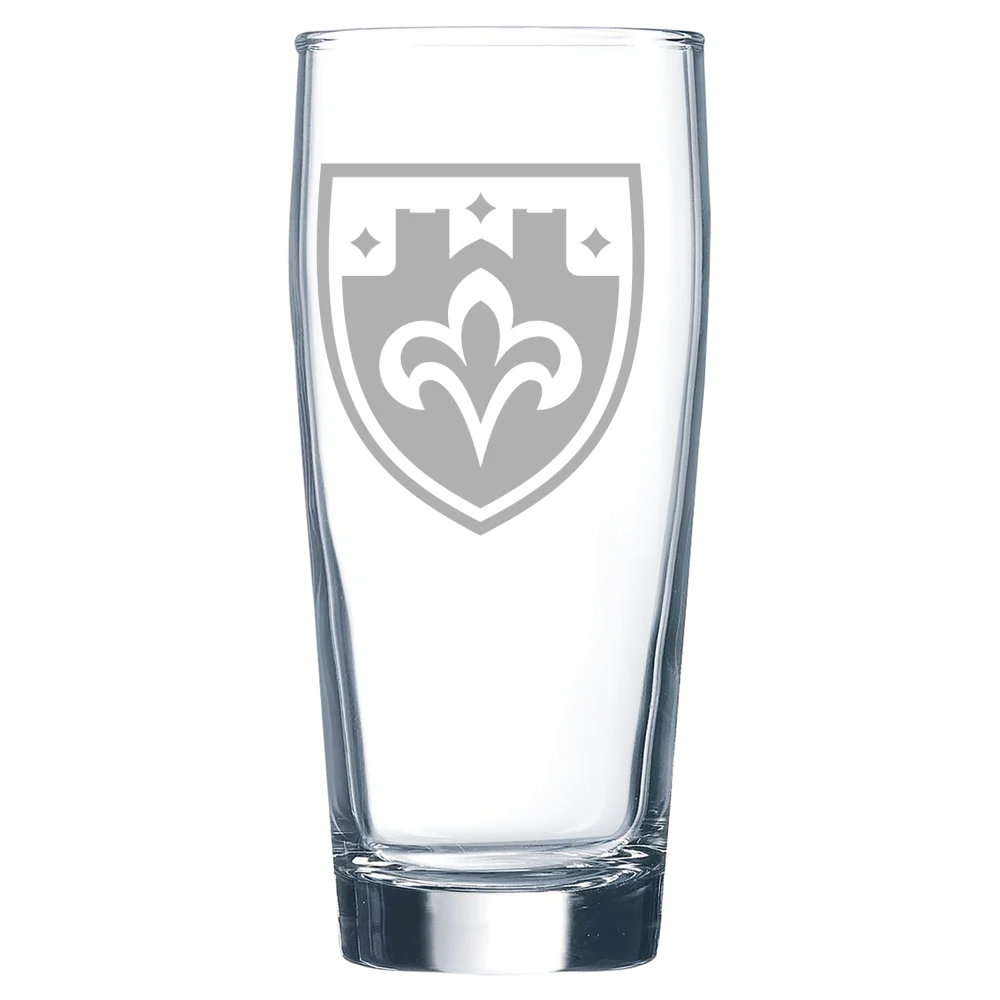 The College of St. Scholastica Polar Camel 16 oz. Willi Becher Beer Glass
