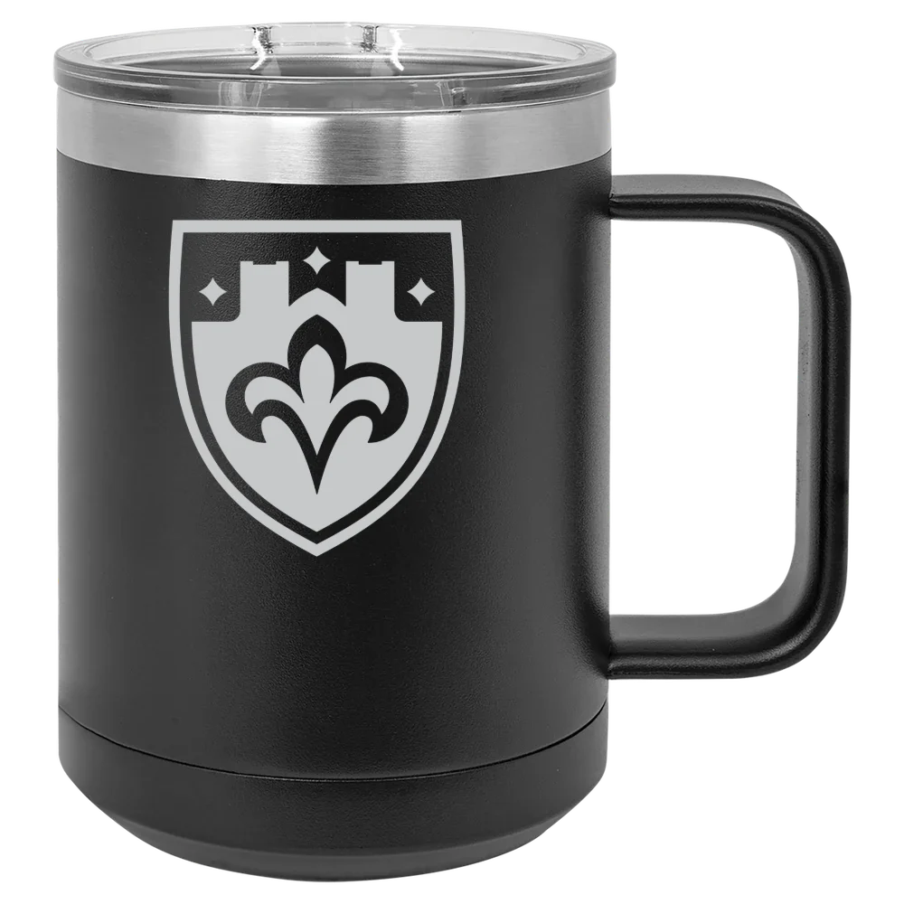 The College of St. Scholastica Polar Camel 15 oz. Mug with Slider Lid