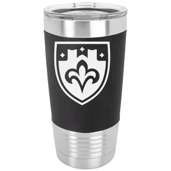 The College of St. Scholastica Polar Camel 20 oz. Silicone Grip Tumbler with Standard Lid