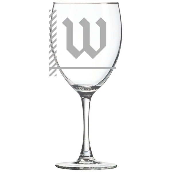 The College of Wooster Polar Camel 10 1/2 oz. Wine Glass