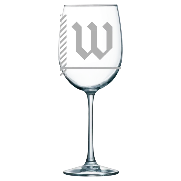 The College of Wooster Polar Camel 19 oz. Wine Glass