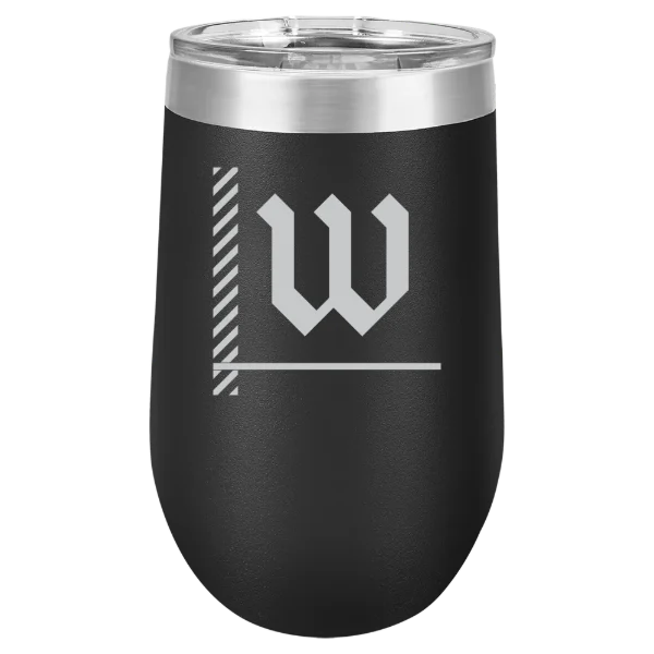 The College of Wooster Polar Camel 16 oz. Stemless Wine Tumbler