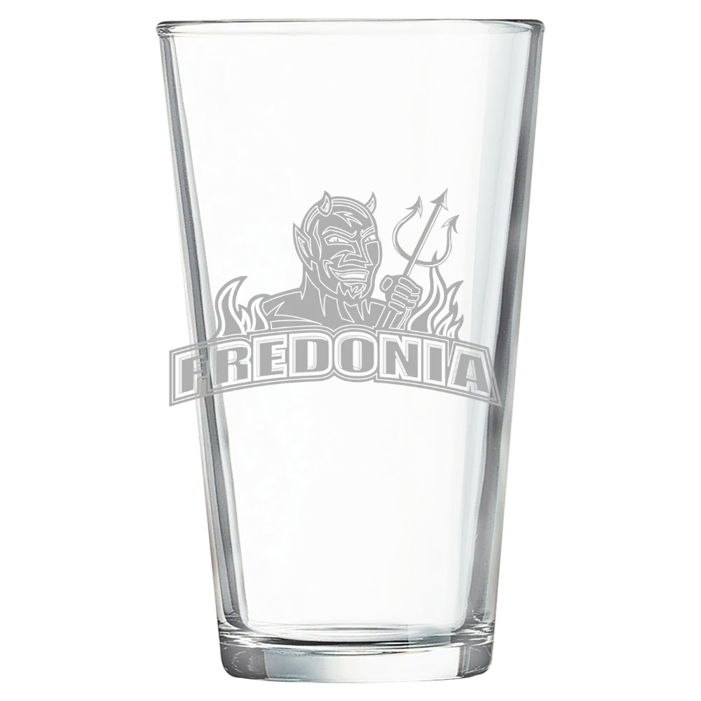 The State University of New York at Fredonia Polar Camel 16 oz. Pint Mixing Glass