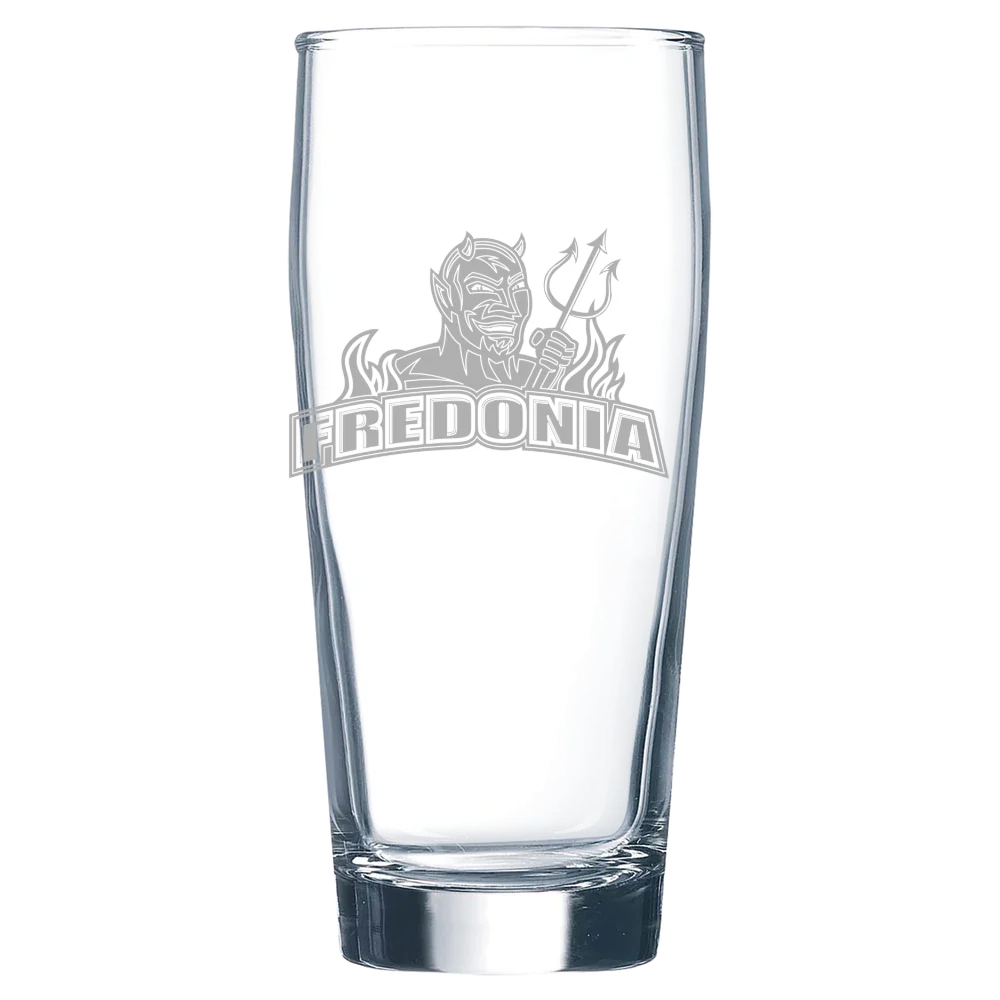 The State University of New York at Fredonia Polar Camel 16 oz. Willi Becher Beer Glass