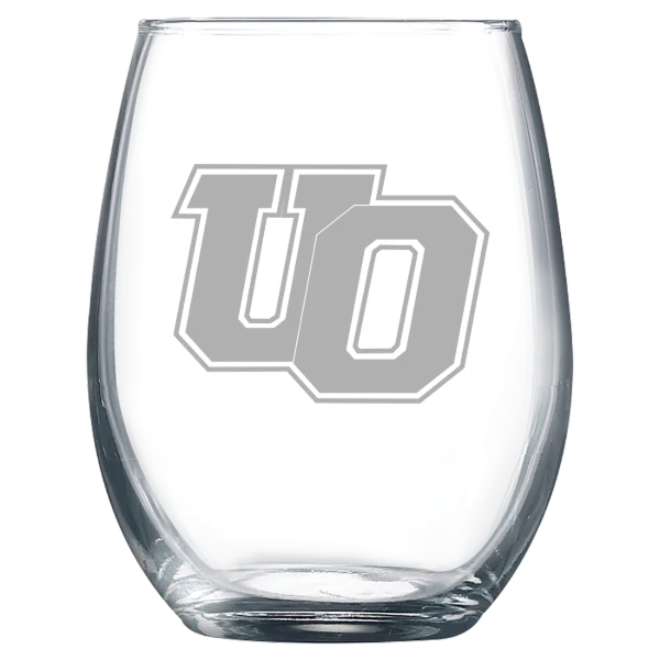 The University of Olivet  Polar Camel 9 oz. Stemless Wine Glass