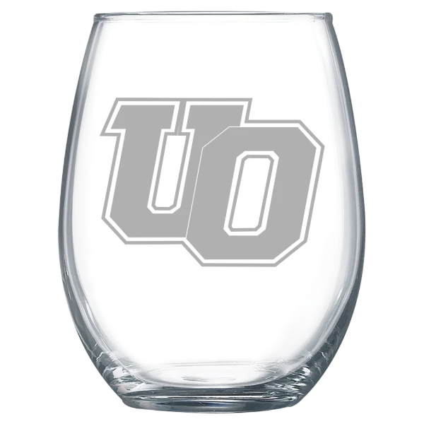 The University of Olivet  Polar Camel 15 oz. Stemless Wine Glass