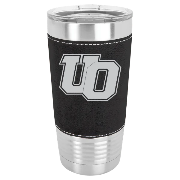 The University of Olivet  Polar Camel 20 oz. Leatherette Grip Tumbler with Standard Lid