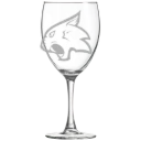 Thiel College Polar Camel 10 1/2 oz. Wine Glass