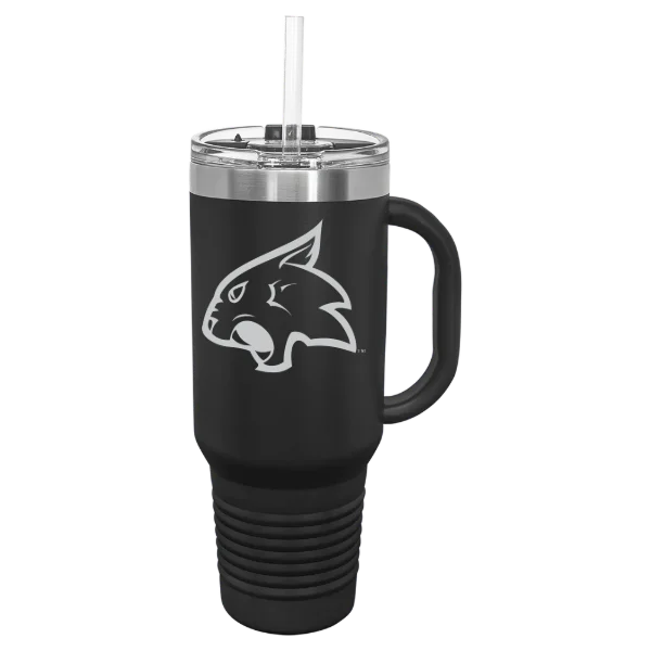 Thiel College Polar Camel 40 oz. Travel Mug with Snap Lid & Straw