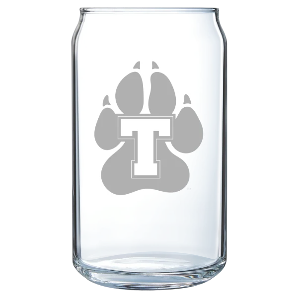 Thomas College Polar Camel 16 oz. Can Glass
