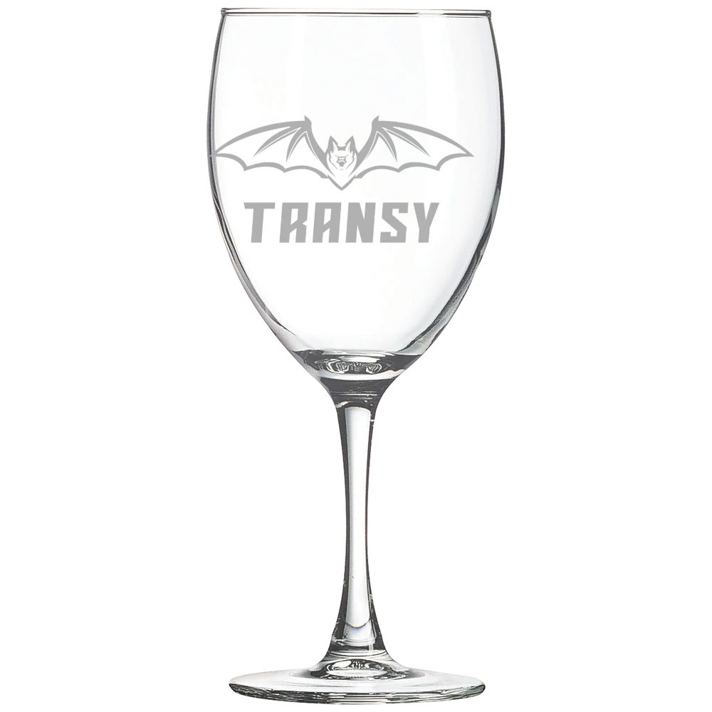 Transylvania University Polar Camel 10 1/2 oz. Wine Glass