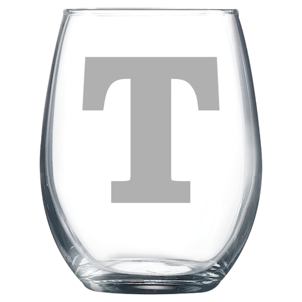 Trine University Polar Camel 9 oz. Stemless Wine Glass