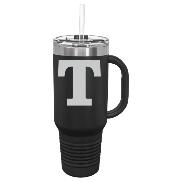 Trine University Polar Camel 40 oz. Travel Mug with Snap Lid & Straw