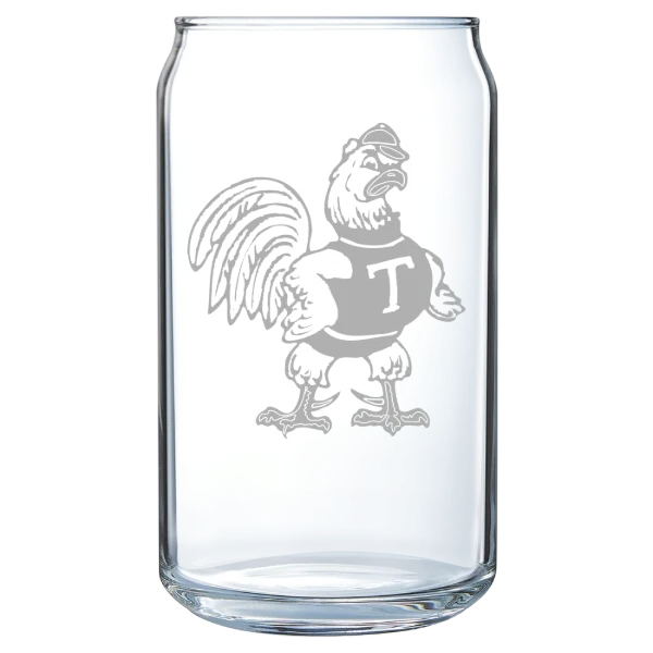Trinity College (Connecticut) Polar Camel 16 oz. Can Glass