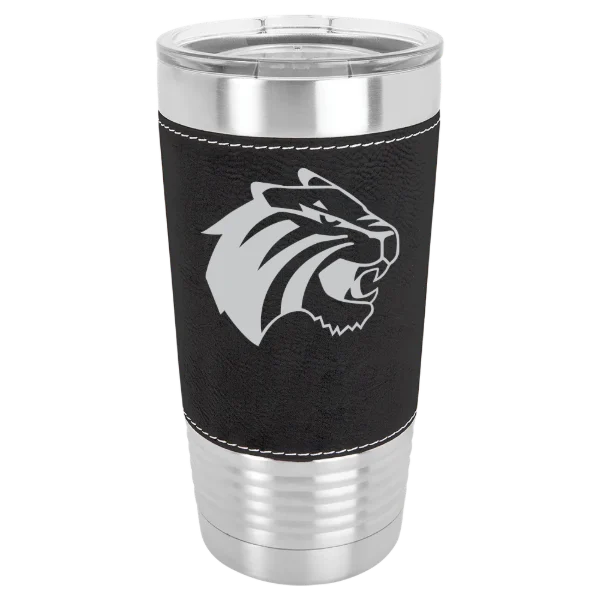 Trinity University (Texas) Polar Camel 20 oz. Leatherette Grip Tumbler with Standard Lid