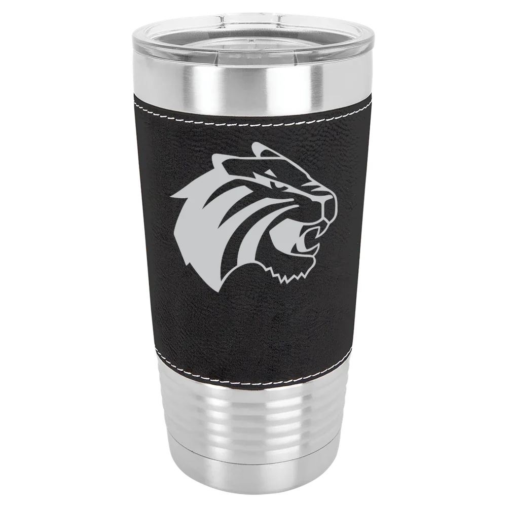 Trinity University (Texas) Polar Camel 20 oz. Leatherette Grip Tumbler with Standard Lid