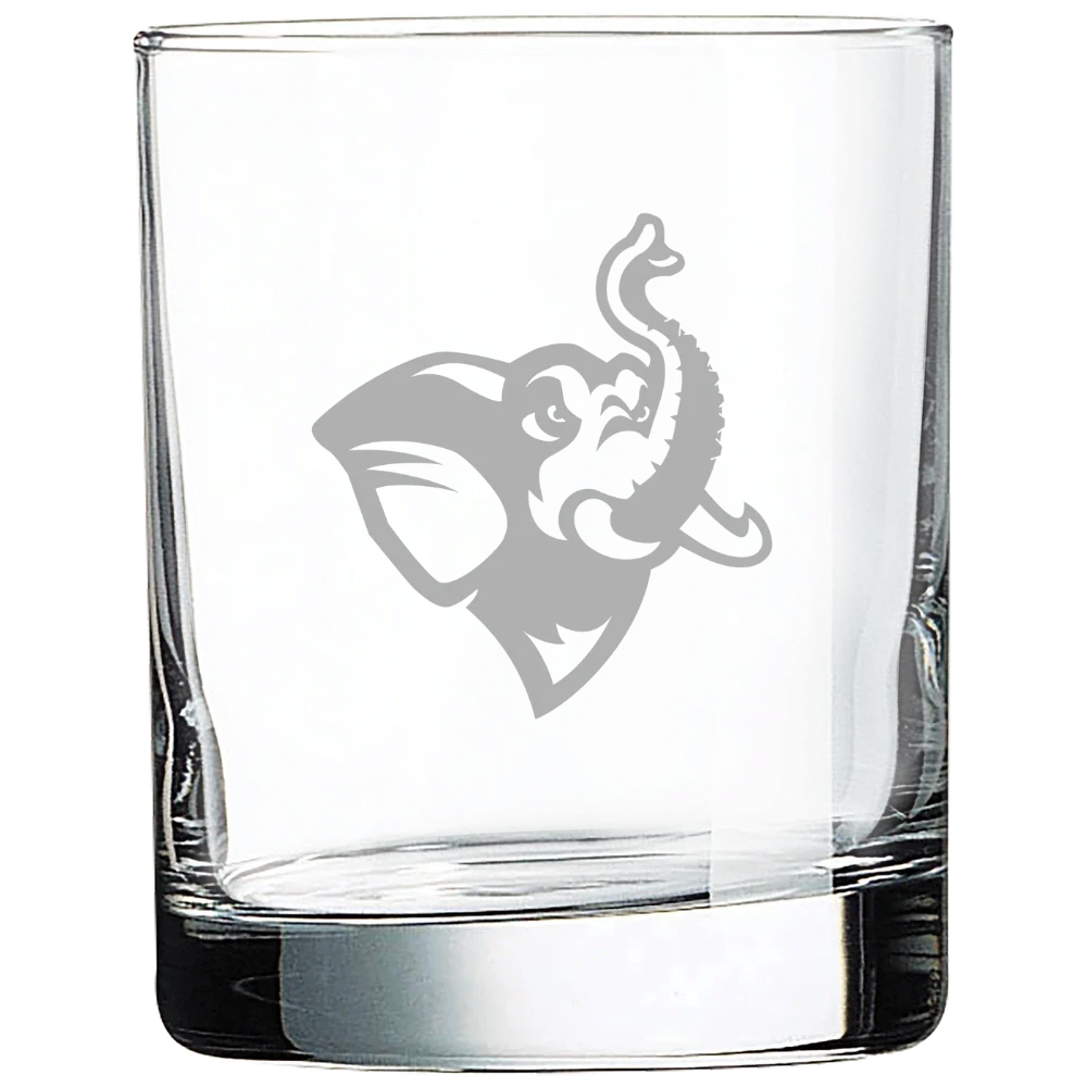Tufts University Polar Camel 10 1/2 oz. On The Rocks Glass