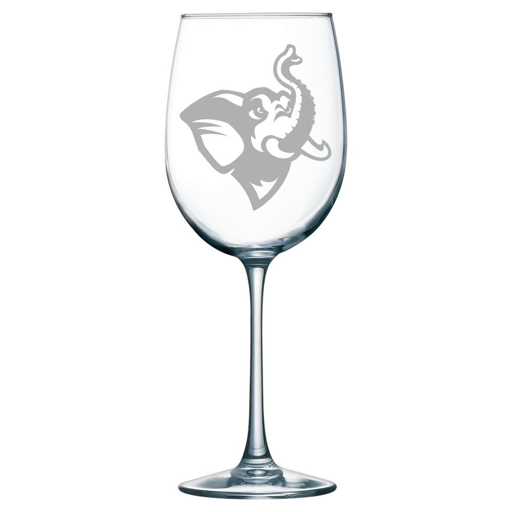 Tufts University Polar Camel 19 oz. Wine Glass