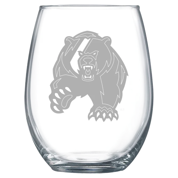 U.S. Coast Guard Academy Polar Camel 15 oz. Stemless Wine Glass