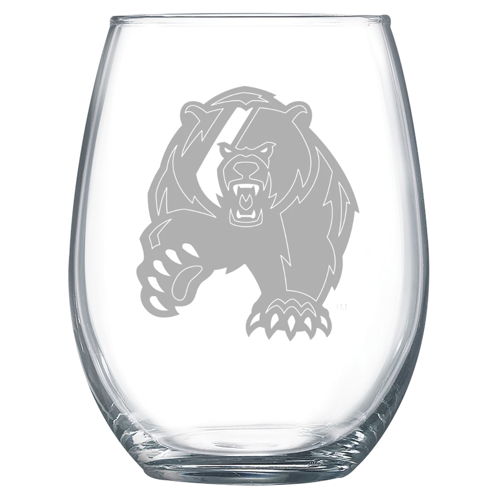 U.S. Coast Guard Academy Polar Camel 15 oz. Stemless Wine Glass