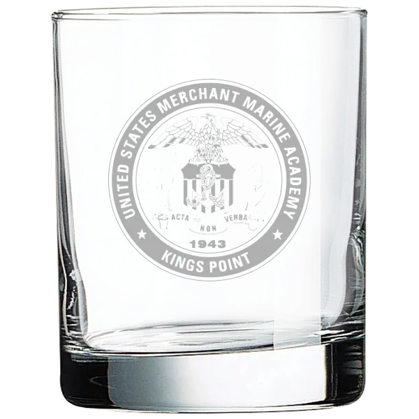 U.S. Merchant Marine Academy Polar Camel 10 1/2 oz. On The Rocks Glass