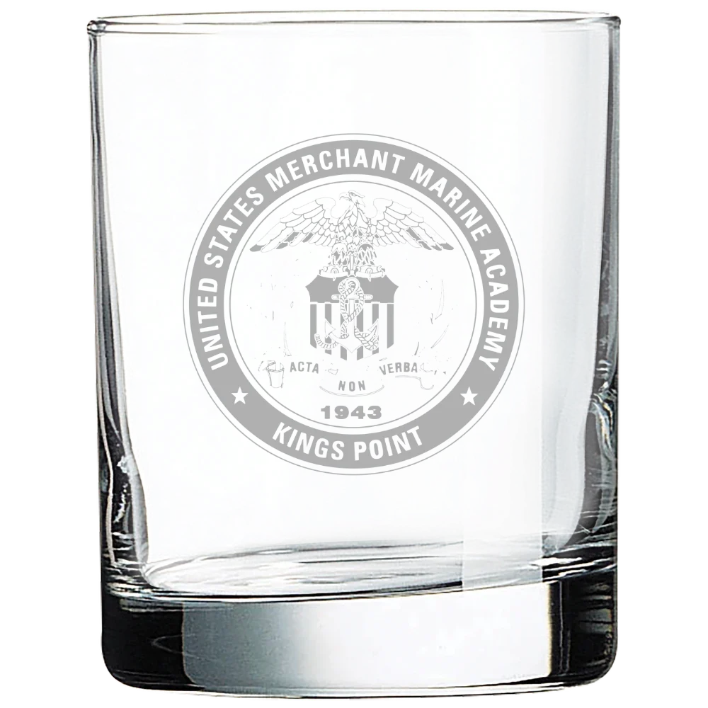 U.S. Merchant Marine Academy Polar Camel 10 1/2 oz. On The Rocks Glass
