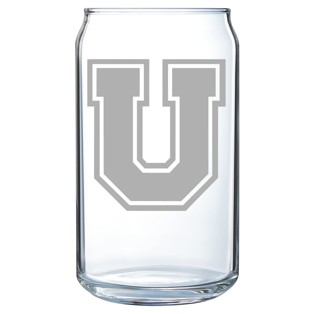 Union College (New York) Polar Camel 16 oz. Can Glass