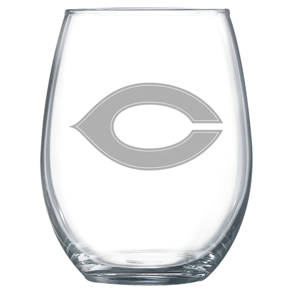 University of Chicago Polar Camel 15 oz. Stemless Wine Glass