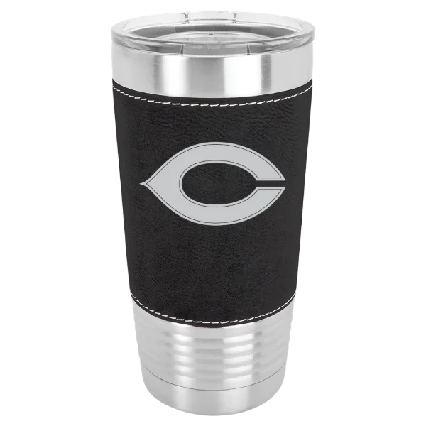 University of Chicago Polar Camel 20 oz. Leatherette Grip Tumbler with Standard Lid