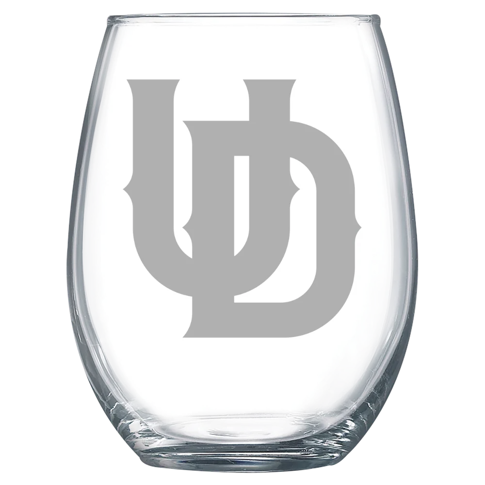 University of Dallas Polar Camel 15 oz. Stemless Wine Glass