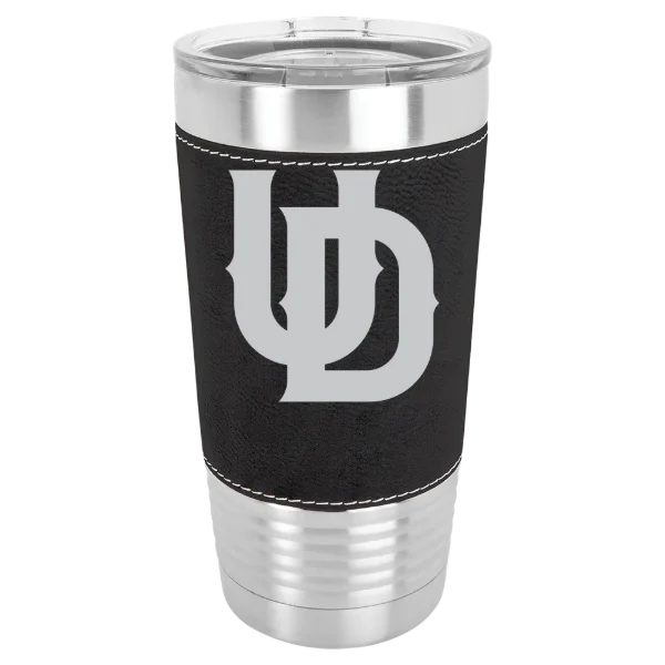 University of Dallas Polar Camel 20 oz. Leatherette Grip Tumbler with Standard Lid