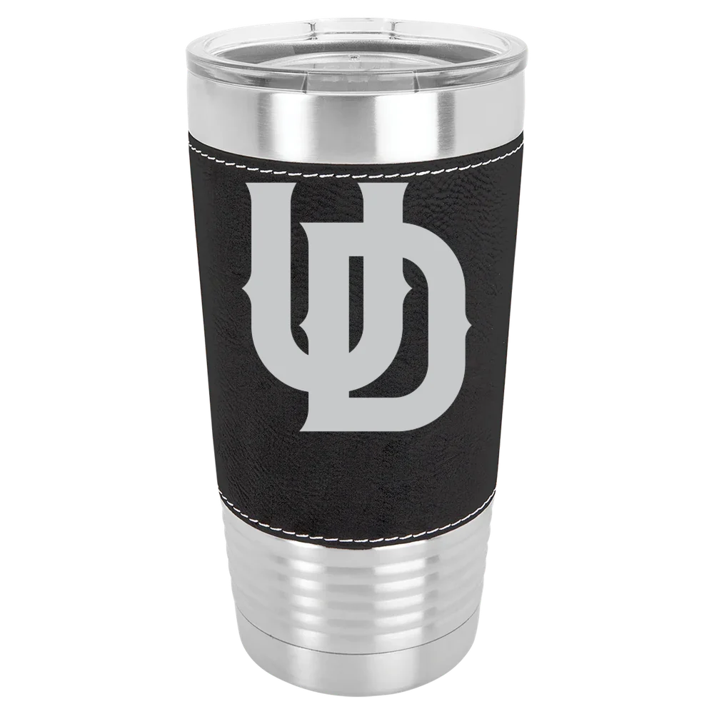 University of Dallas Polar Camel 20 oz. Leatherette Grip Tumbler with Standard Lid