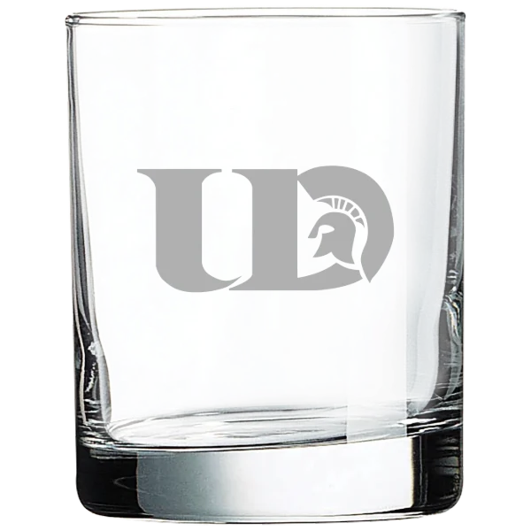University of Dubuque Polar Camel 10 1/2 oz. On The Rocks Glass