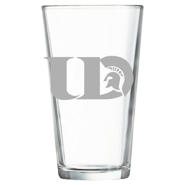 University of Dubuque Polar Camel 16 oz. Pint Mixing Glass