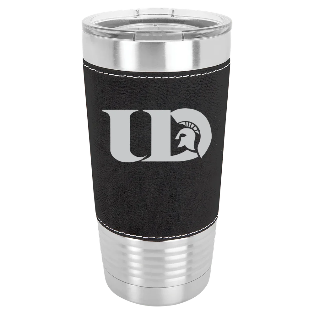 University of Dubuque Polar Camel 20 oz. Leatherette Grip Tumbler with Standard Lid