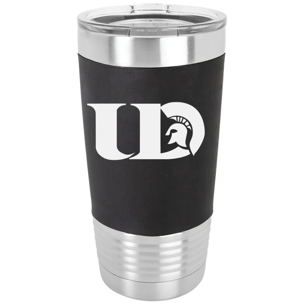 University of Dubuque Polar Camel 20 oz. Silicone Grip Tumbler with Standard Lid