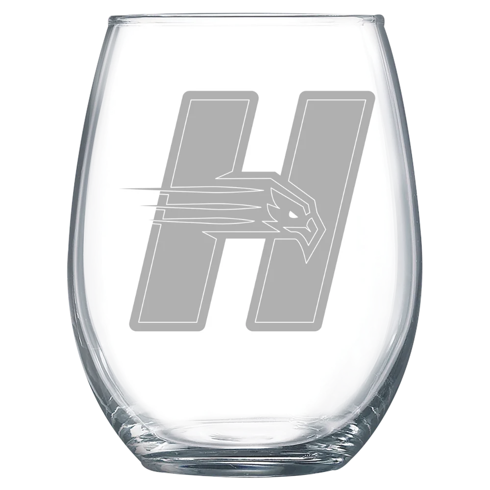 University of Hartford Polar Camel 15 oz. Stemless Wine Glass