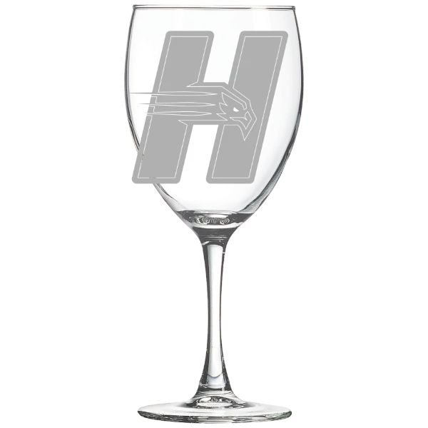 University of Hartford Polar Camel 10 1/2 oz. Wine Glass