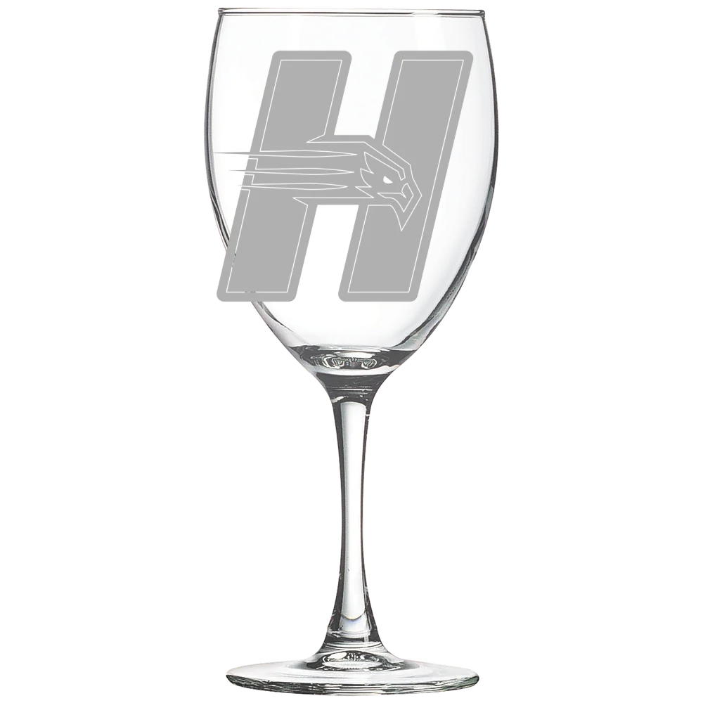 University of Hartford Polar Camel 10 1/2 oz. Wine Glass