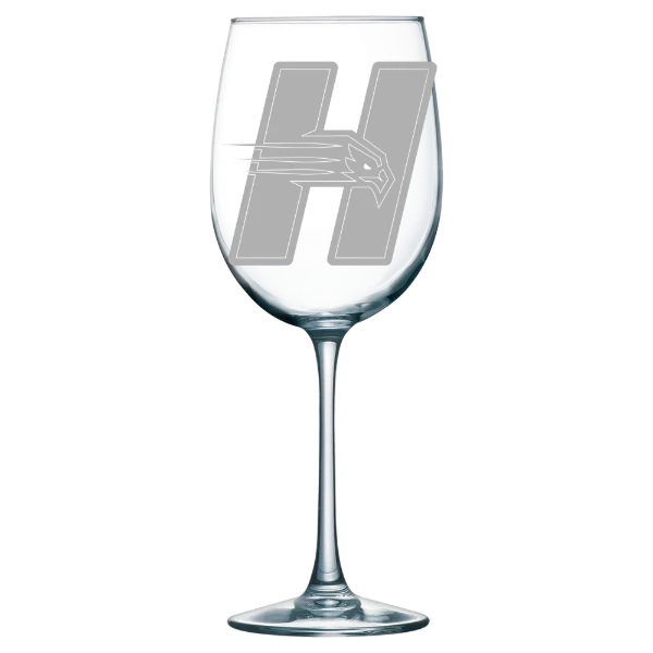 University of Hartford Polar Camel 19 oz. Wine Glass