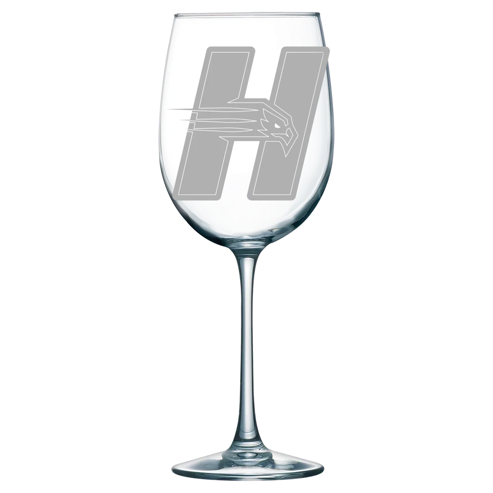 University of Hartford Polar Camel 19 oz. Wine Glass