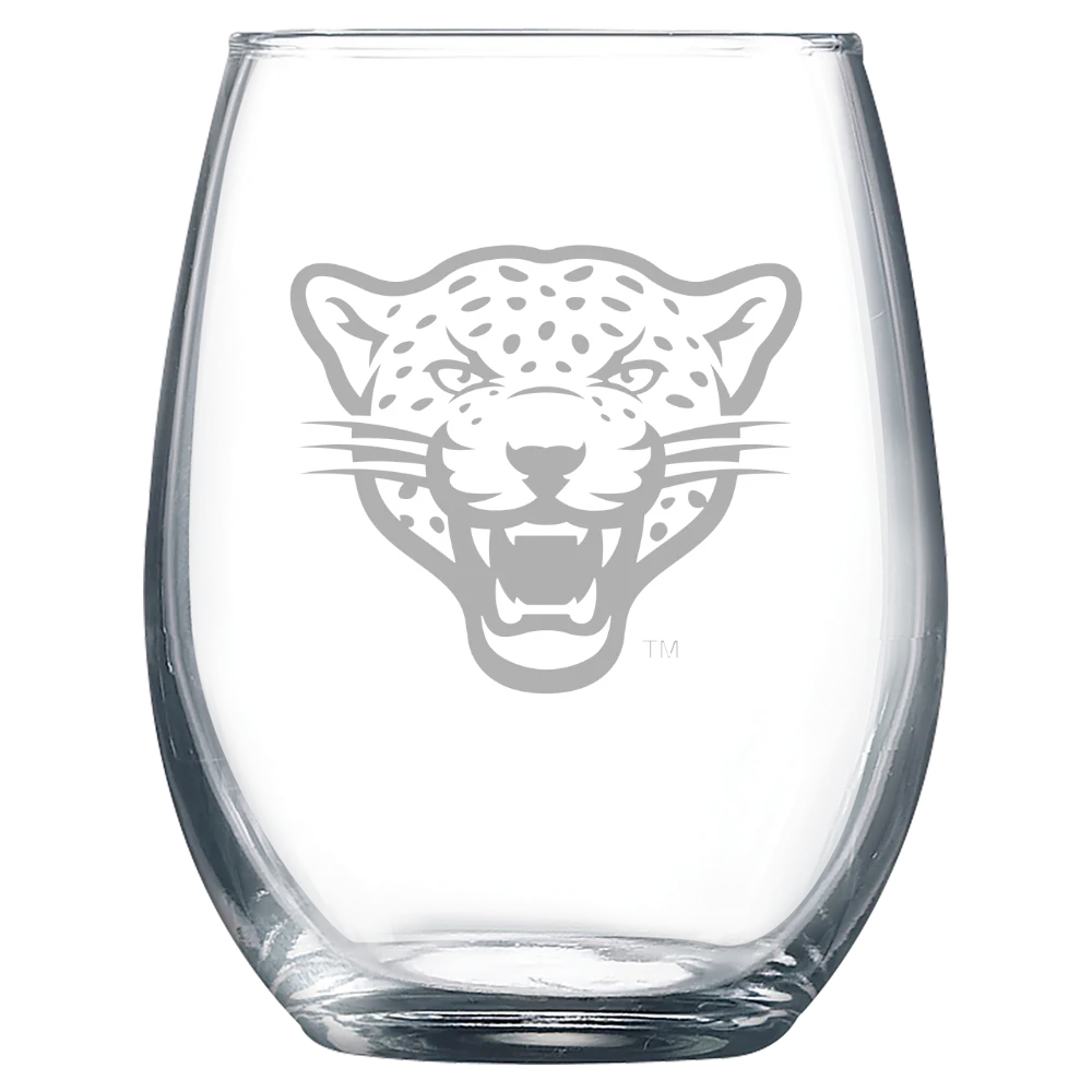 University of La Verne Polar Camel 9 oz. Stemless Wine Glass