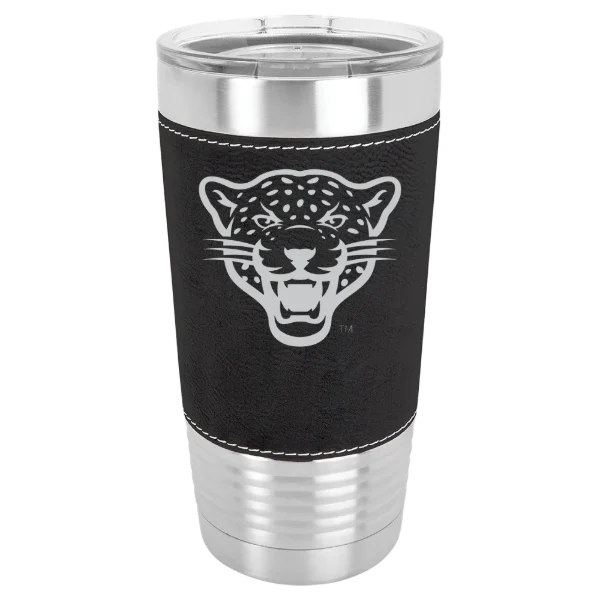University of La Verne Polar Camel 20 oz. Leatherette Grip Tumbler with Standard Lid