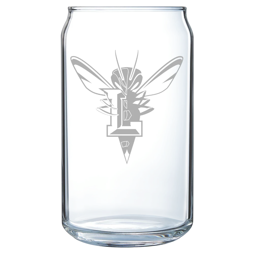 University of Lynchburg Polar Camel 16 oz. Can Glass