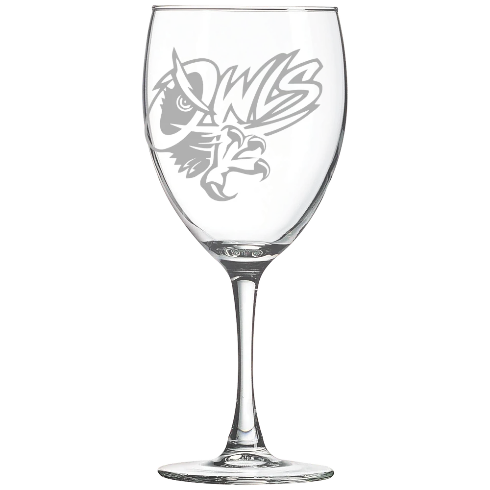 University of Maine at Presque Isle Polar Camel 10 1/2 oz. Wine Glass